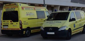 Ambulancias en evento